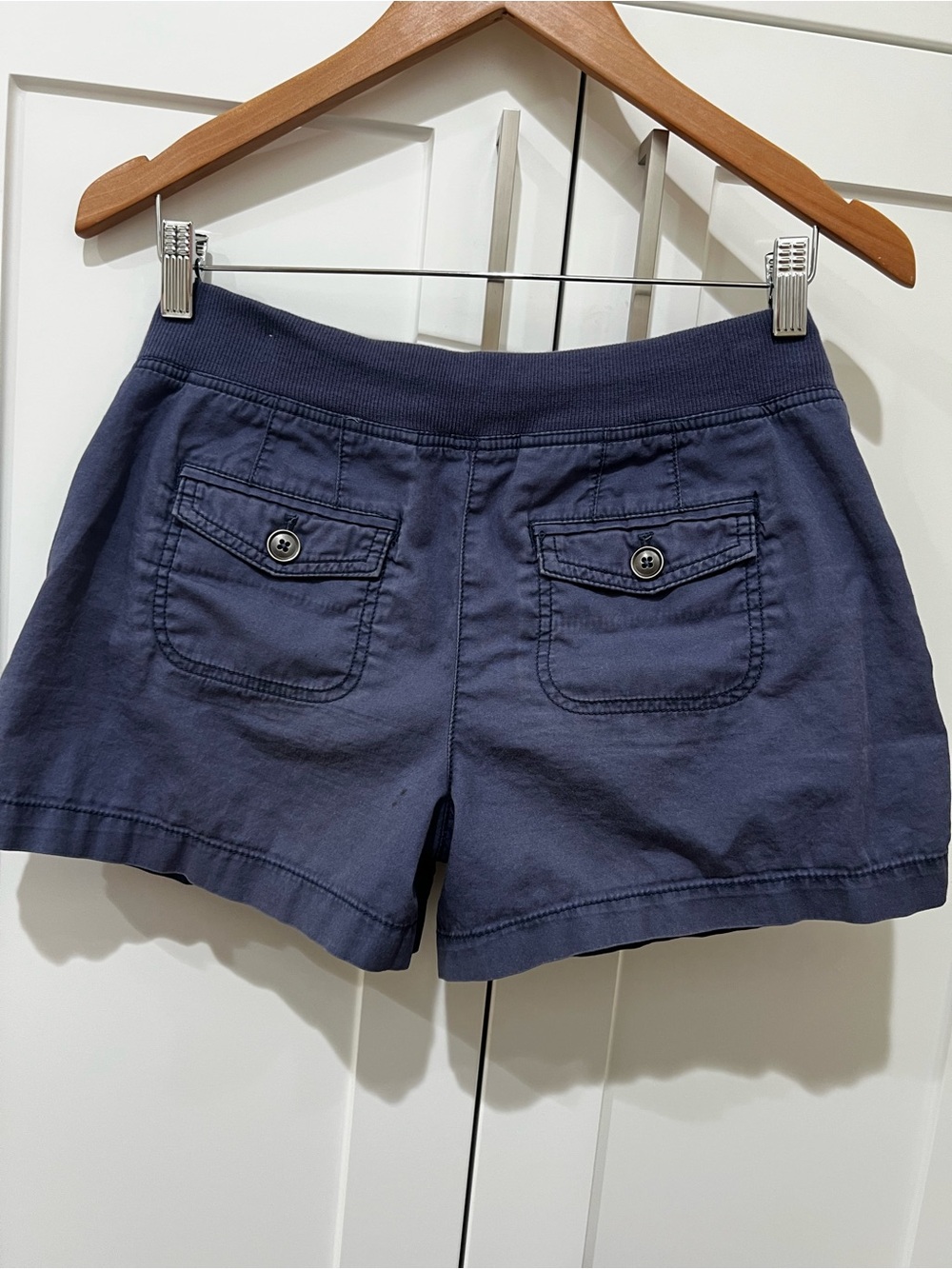 Ann Taylor Loft Navy Utility Shorts
